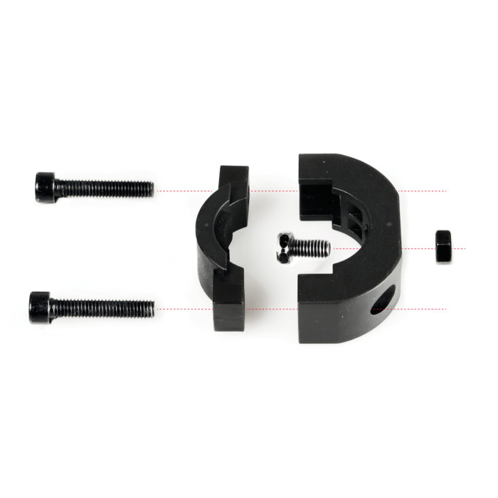 Coppia Attacchi Faretti Moto Su Tubolare Lampa 90465