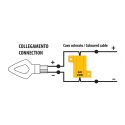 Coppia Resistenze Alluminio 6ohm 25w C/connettori Rapidi Lampa 90469