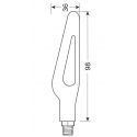 Coppia Frecce A Led Glory Nere Lampa 90472