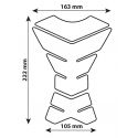 Protezione Adesivo Serbatoio Pro Tank X3 Carbon Look Lampa 90512