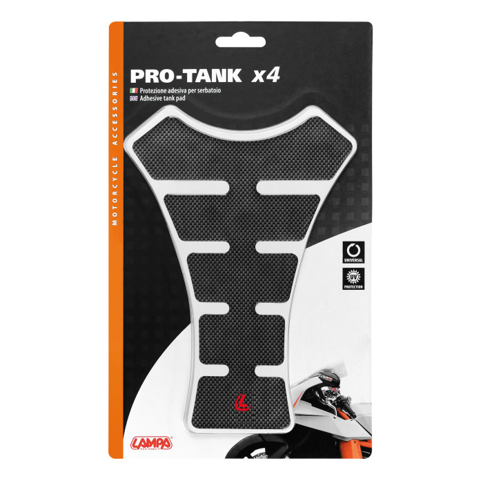 Protezione Adesivo Serbatoio Pro Tank X4 Carbon Look Lampa 90514