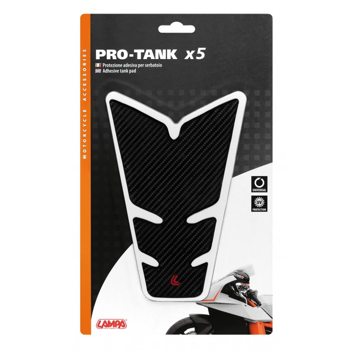 Protezione Adesivo Serbatoio Pro Tank X5 Carbon Look Lampa 90516