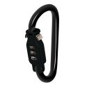 Moschettone Antifurto Nero Gulliver Lampa 90599