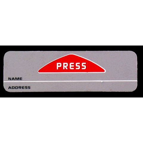 Etichetta Portanome Valigie Givi Nd