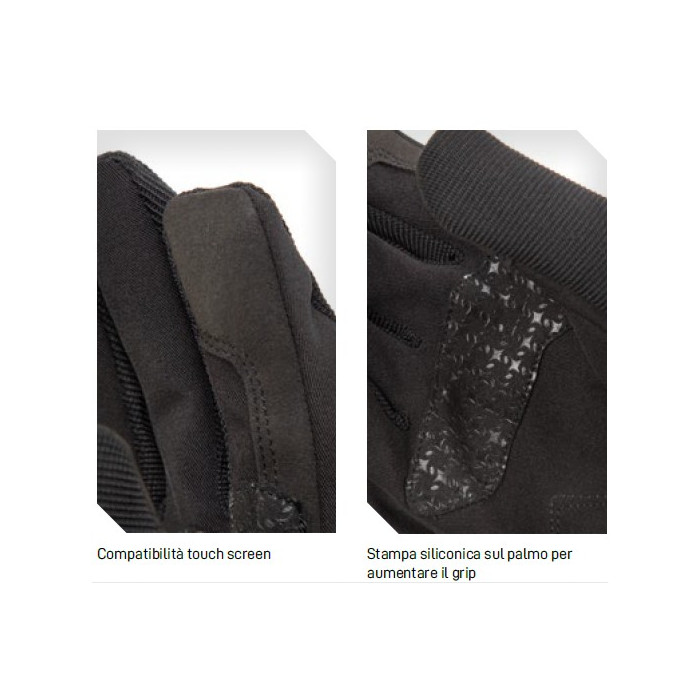 Guanto Invernale Tucanourbano Monty Touch Ce Nero