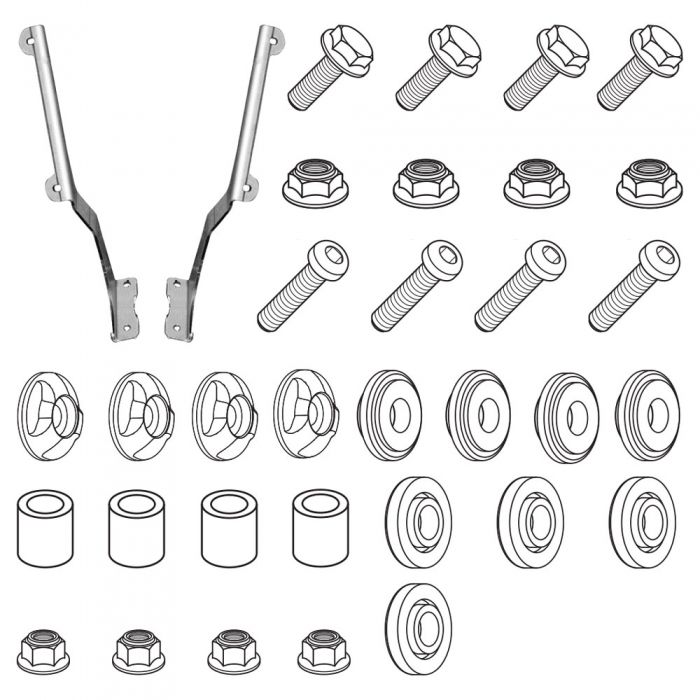 Attacchi Givi A315a Per Schermo 311a/315a Honda Sh 125-150 2009