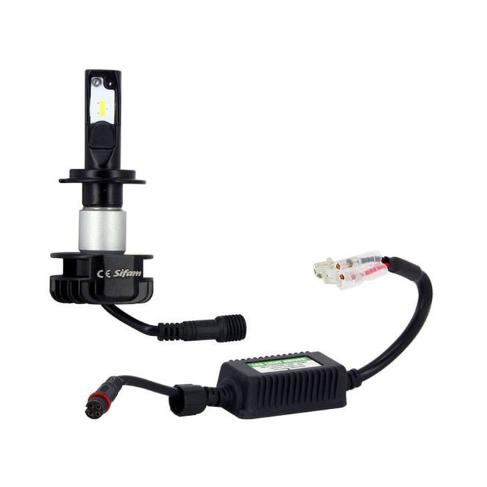 Lampadina Sifam H7 Led + Alimentatore 16w /2200 Lumens Cod. Pla7033