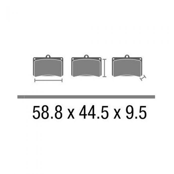 Set Pasticche Brembo 07016 Scooter Cc Nd