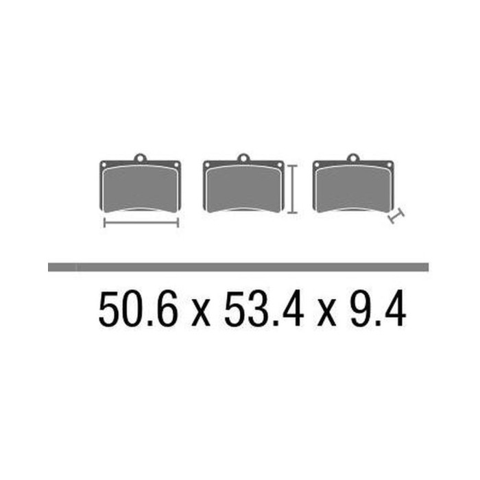 Set Pasticche Brembo 07020 Scooter Cc