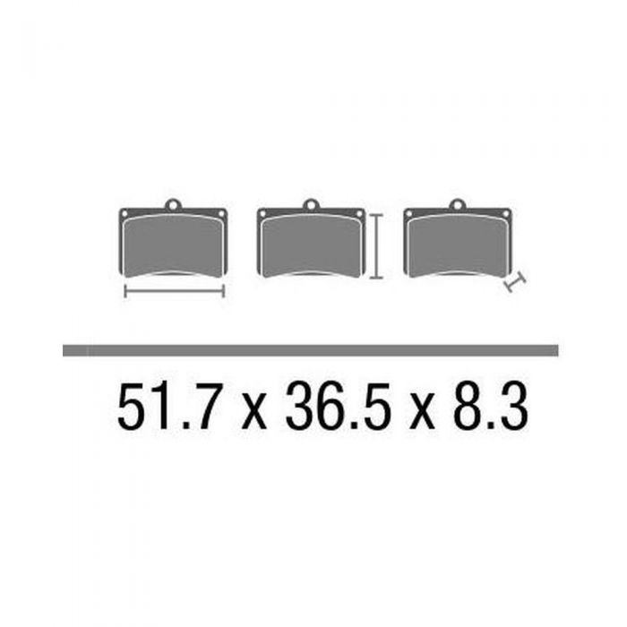 Set Pasticche Brembo 07031 Scooter Cc Nd