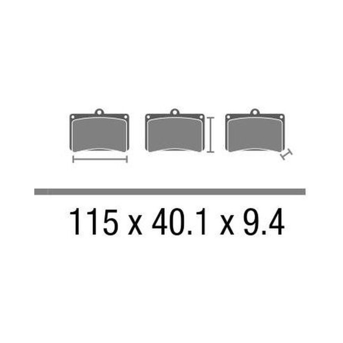 Set Pasticche Brembo 07034xs Sint. Scooter E Maxi Scooter