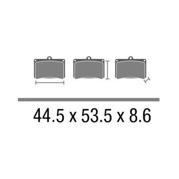 Set Pasticche Brembo 07037xs Sint. Scooter E Maxi Scooter