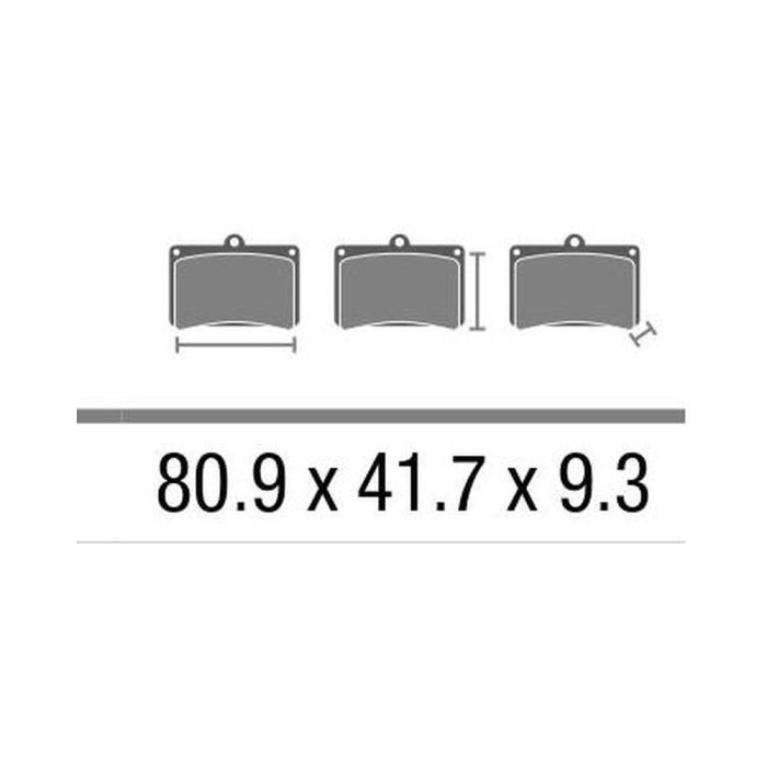 Set Pasticche Brembo 07038xs Sint. Scooter E Maxi Scooter