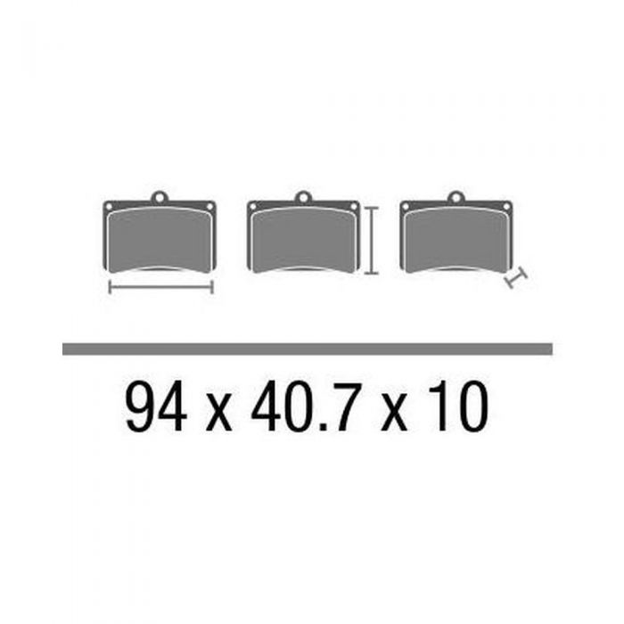 Set Pasticche Brembo 07042 Scooter Cc