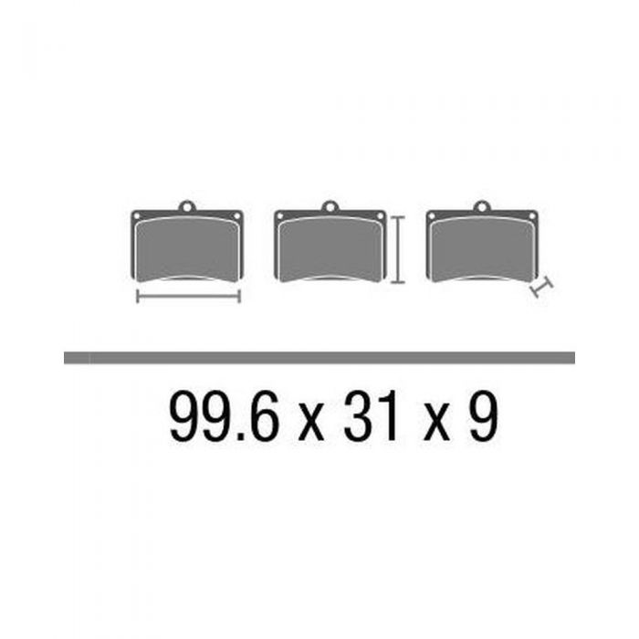 Set Pasticche Brembo 07043 Scooter Cc