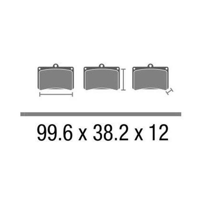 Set Pasticche Brembo 07052xs Sint. Scooter E Maxi Scooter