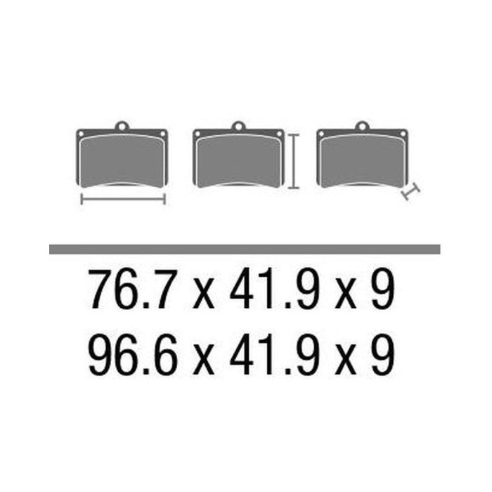 Set Pasticche Brembo 07060xs Sint. Scooter E Maxi Scooter Nd