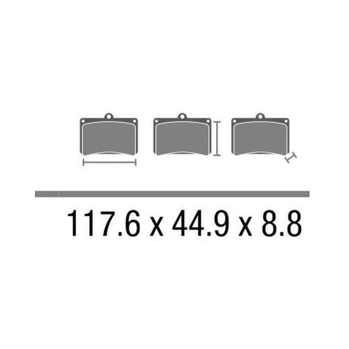 Set Pasticche Brembo 07063xs Sint. Scooter E Maxi Scooter