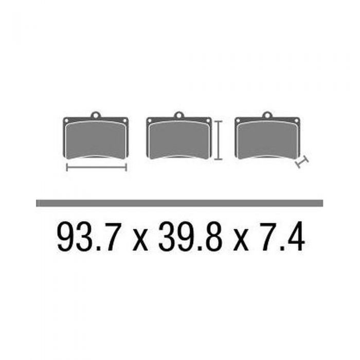 Set Pasticche Brembo 07065 Scooter Cc