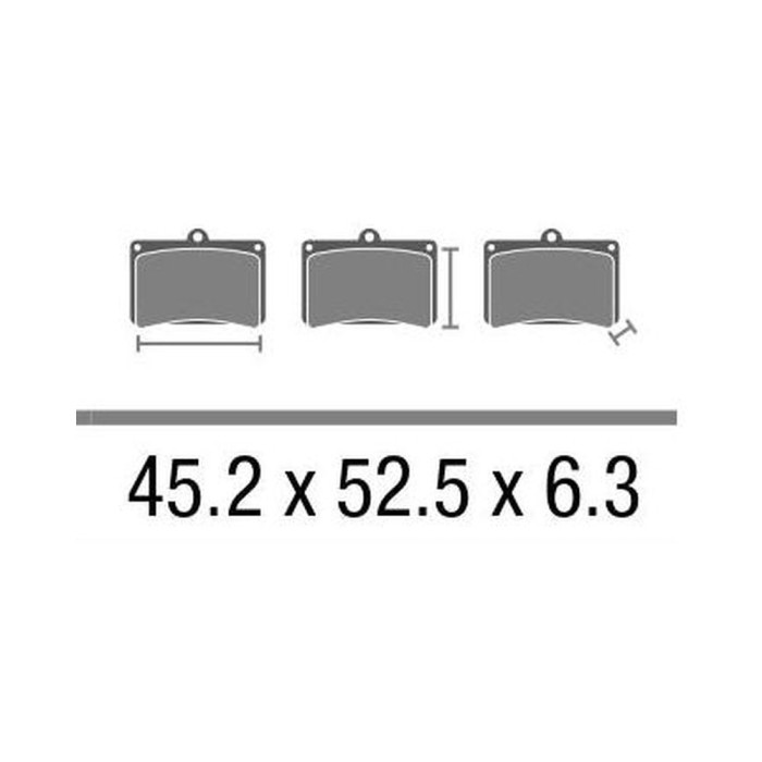 Set Pastiglie Brembo Sint. Scooter 07066xs