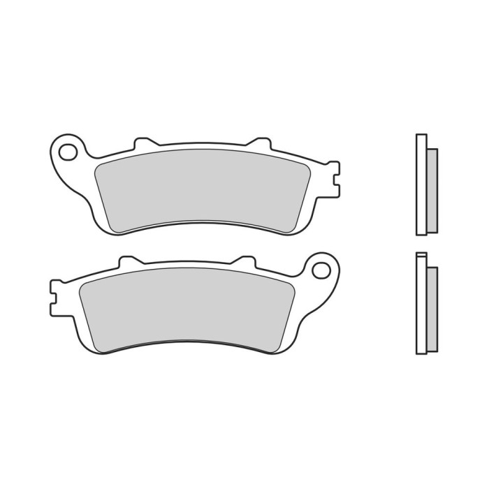 Set Pasticche Brembo 07072xs Sint. Scooter E Maxi Scooter