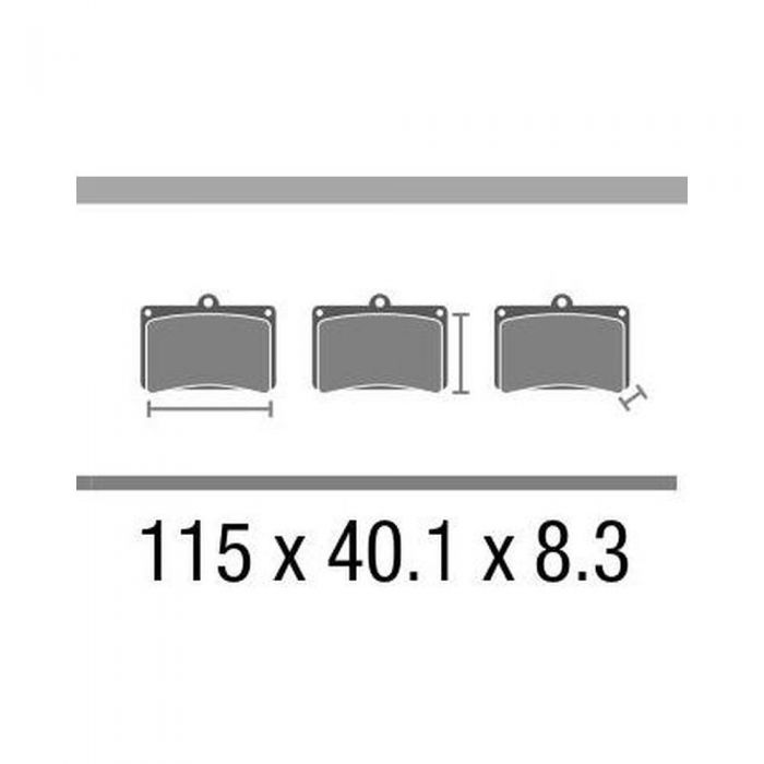 Set Pasticche Brembo 07072 Scooter Cc