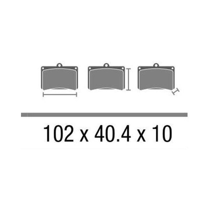 Set Pasticche Brembo 07073xs Sint. Scooter E Maxi Scooter Nd