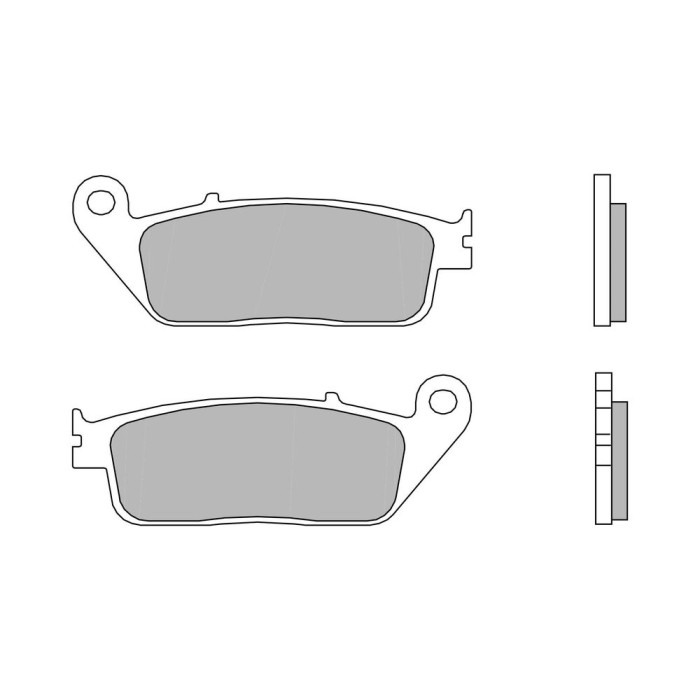 Set Pasticche Brembo 07074xs Sint. Scooter E Maxi Scooter