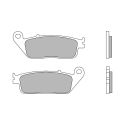 Set Pasticche Brembo 07074xs Sint. Scooter E Maxi Scooter