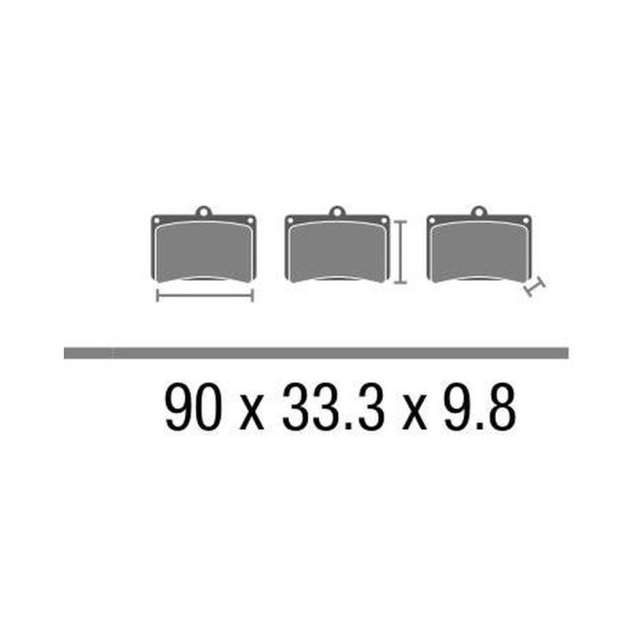 Set Pasticche Brembo 07085 Scooter Cc