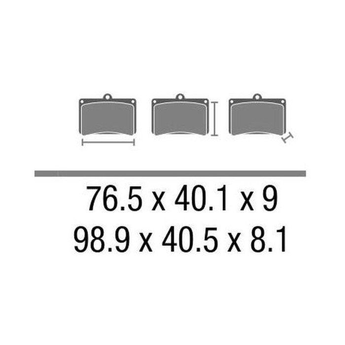 Set Pastiglie Brembo Genuine Scooter 07091