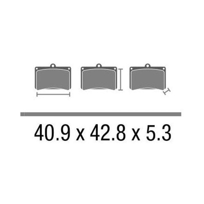 Set Pastiglie Brembo Organica Scooter 07094cc