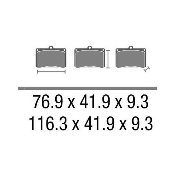 Set Pastiglie Brembo Genuine Scooter 07095