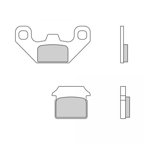 Set Pastiglie Brembo Organica Scooter 07099cc
