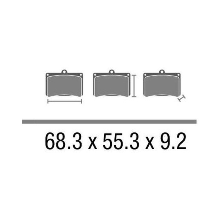 Set Pastiglie Brembo Organica Scooter 07100cc