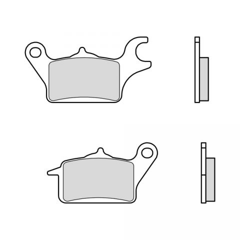 Set Pastiglie Brembo Organica Scooter 07112cc