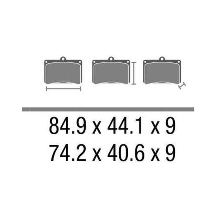 Set Pastiglie Brembo Organica Scooter 07112cc