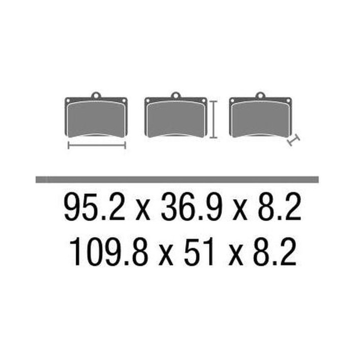 Set Pastiglie Brembo Organica Scooter 07114cc