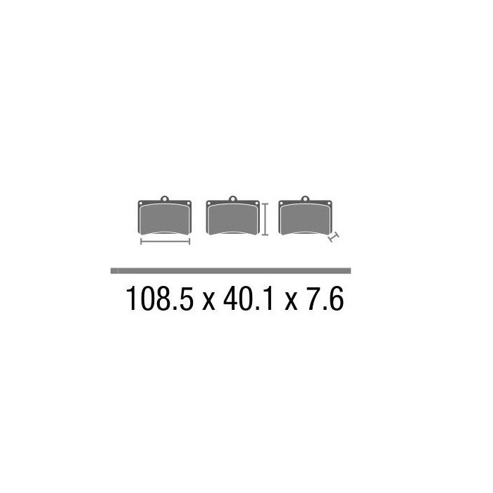 Set Pasticche Brembo 07bb0306 Cc Carbon Ceramica Nd