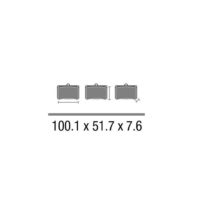 Set Pasticche Brembo 07bb1606 Cc Carbon Ceramica Nd