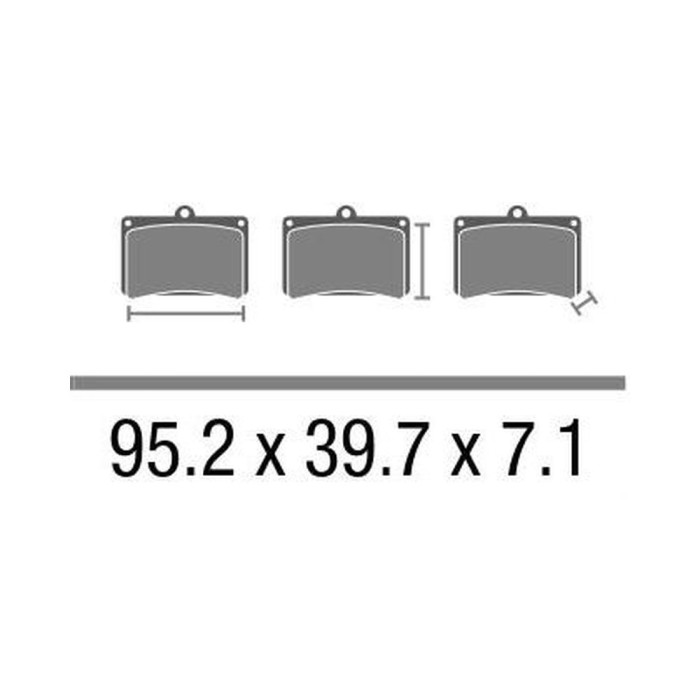 Set Pastiglie Brembo Sint. Off-road 07gr25sd