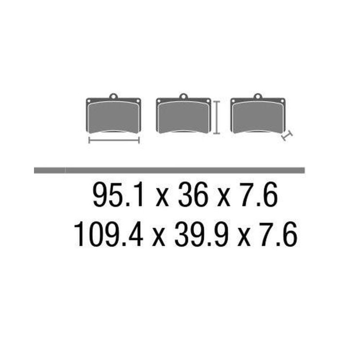 Set Pastiglie Brembo Sint. Off-road 07gr26sd