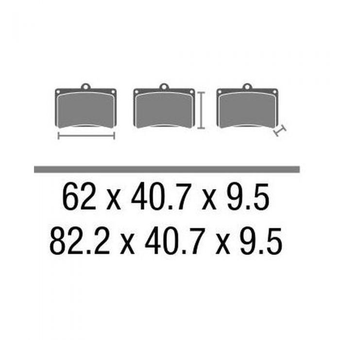 Set Pasticche Brembo 07gr49sd Sint. Off-road Nd