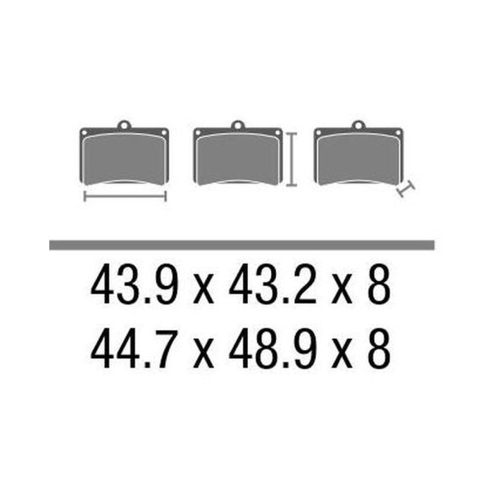 Set Pasticche Brembo 07gr6207 Cc Carbon Ceramica