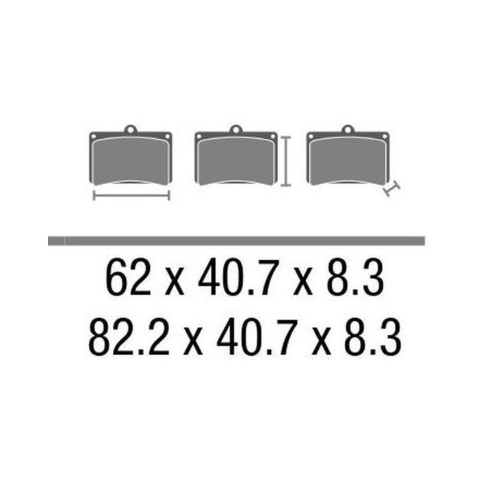 Set Pasticche Brembo 07gr74sd Sint. Off-road Nd