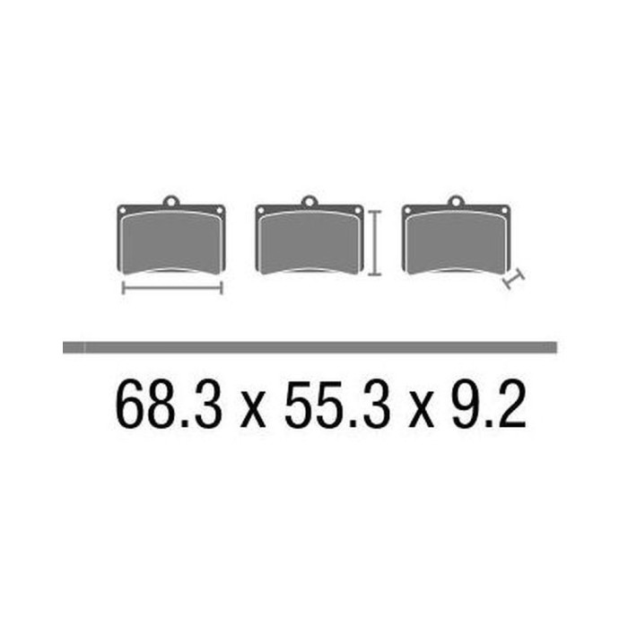 Set Pasticche Brembo 07gr7707 Cc Carbon Ceramica Nd