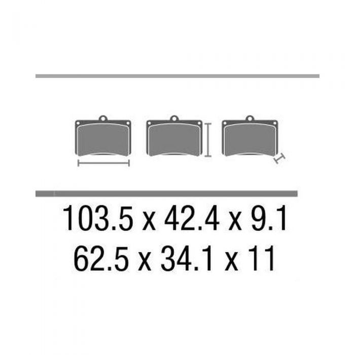 Set Pasticche Brembo 07gr78sd Sint. Off-road Nd