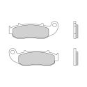 Set Pastiglie Brembo Organica 07gr79cc