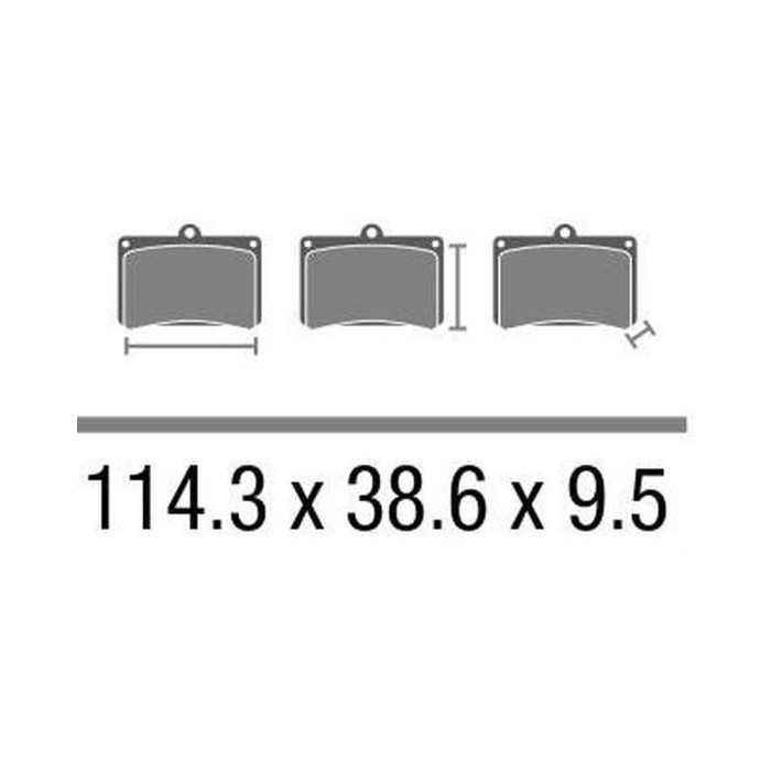 Set Pastiglie Brembo Organica 07gr80cc