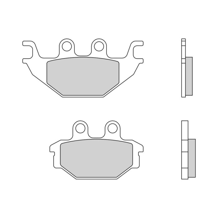 Set Pastiglie Brembo Organica 07gr81cc